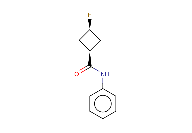 (1s,3s)-3-fluoro-N-phenylcyclobutane-1-carboxamide