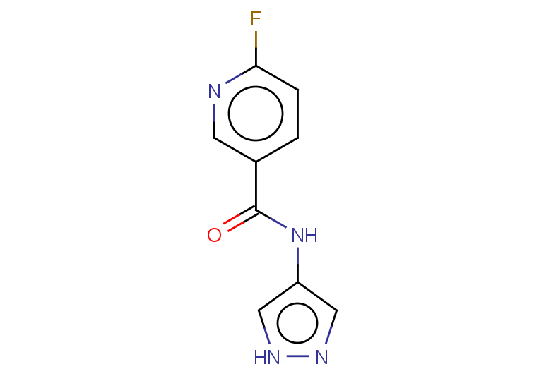 6-fluoro-N-(1H-pyrazol-4-yl)pyridine-3-carboxamide