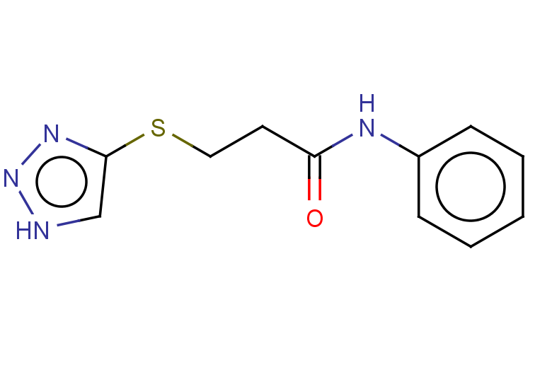 N-phenyl-3-(1H-1,2,3-triazol-4-ylsulfanyl)propanamide