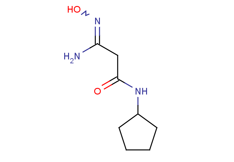 N-cyclopentyl-2-(N'-hydroxycarbamimidoyl)acetamide