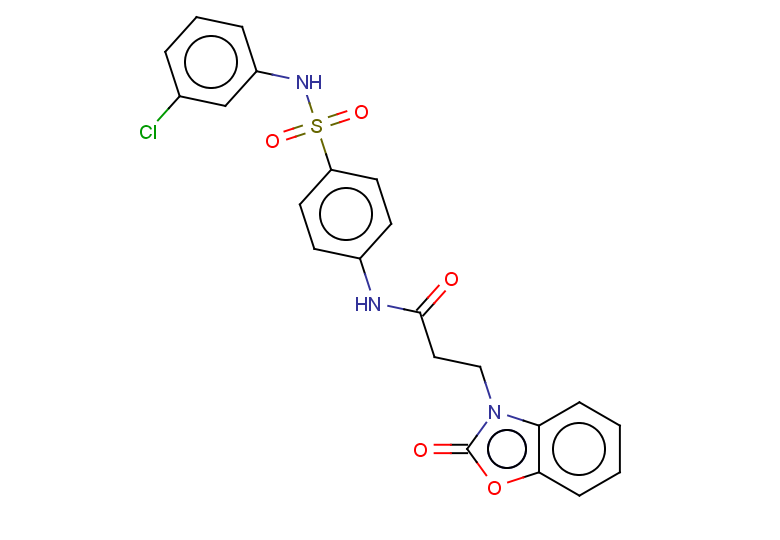 N-{4-[(3-chlorophenyl)sulfamoyl]phenyl}-3-(2-oxo-2,3-dihydro-1,3-benzoxazol-3-yl)propanamide