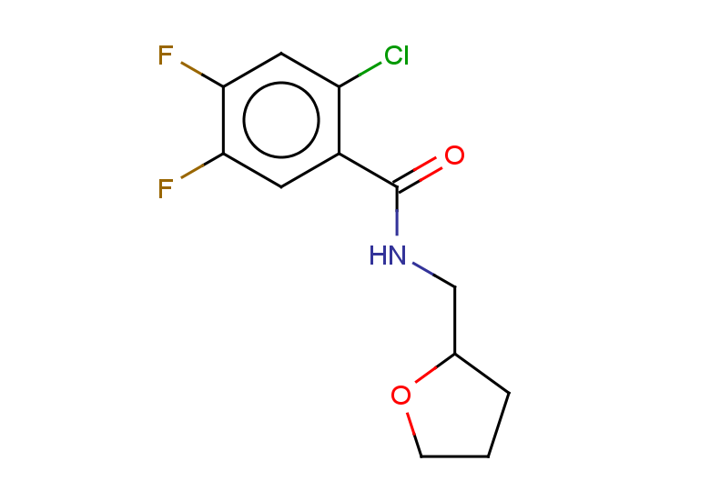 2-chloro-4,5-difluoro-N-[(oxolan-2-yl)methyl]benzamide
