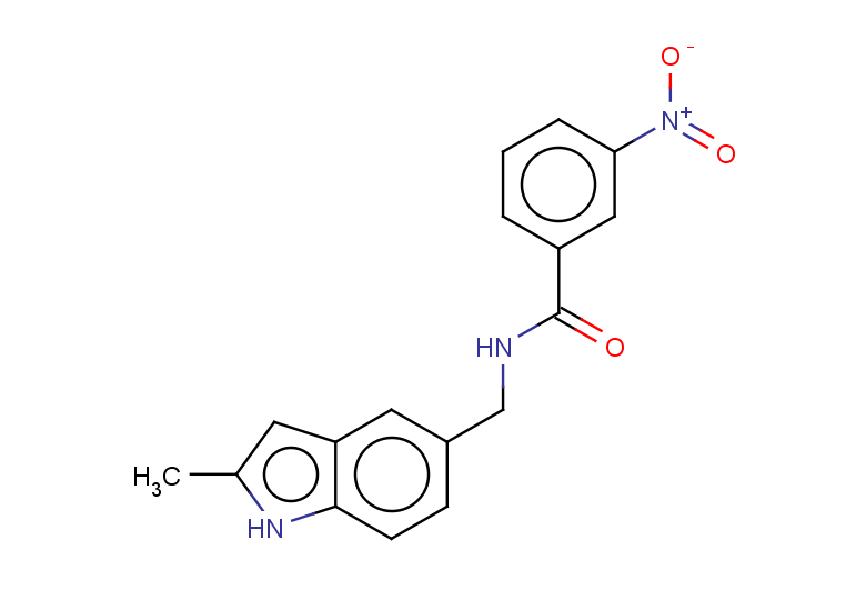 N-[(2-methyl-1H-indol-5-yl)methyl]-3-nitrobenzamide