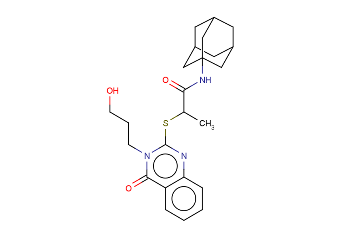 N-(adamantan-1-yl)-2-{[3-(3-hydroxypropyl)-4-oxo-3,4-dihydroquinazolin-2-yl]sulfanyl}propanamide