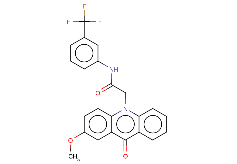 2-(2-methoxy-9-oxo-9,10-dihydroacridin-10-yl)-N-[3-(trifluoromethyl)phenyl]acetamide