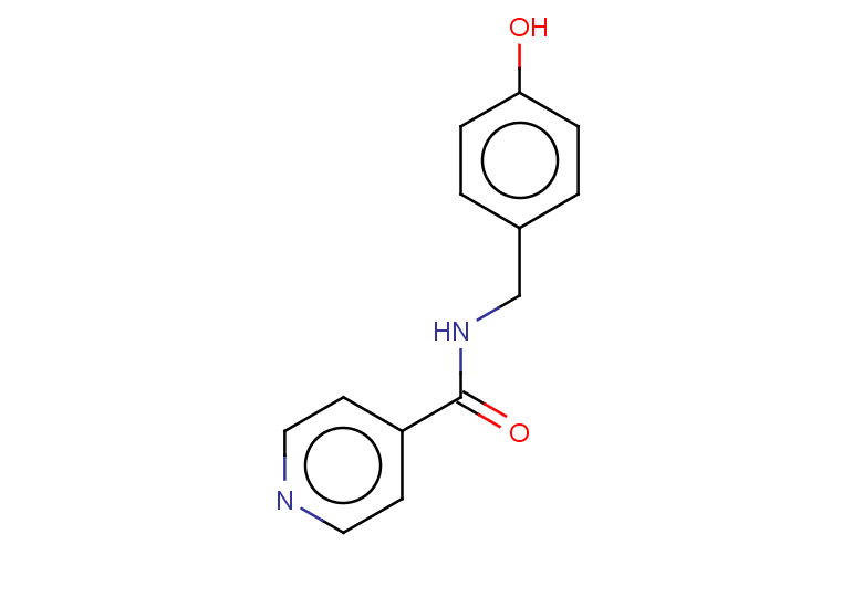 N-[(4-hydroxyphenyl)methyl]pyridine-4-carboxamide