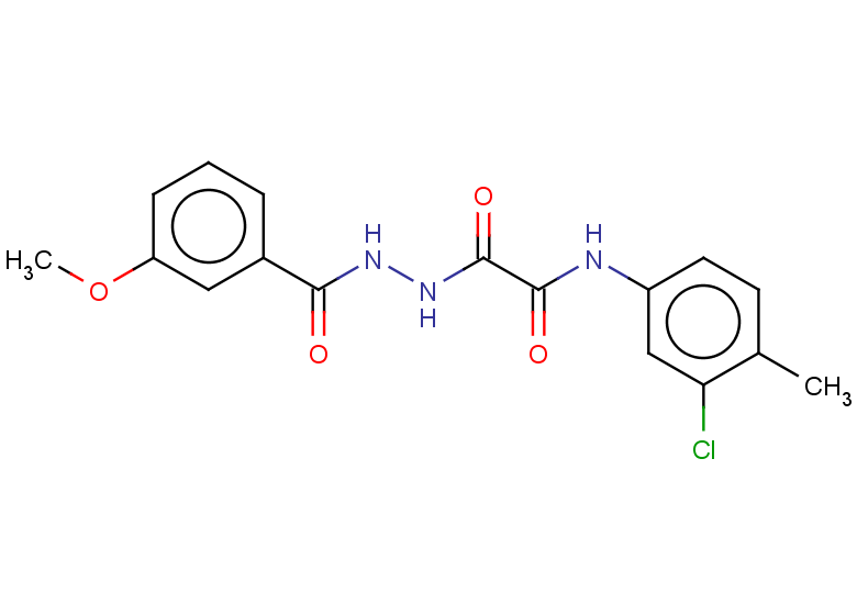 N-(3-chloro-4-methylphenyl)-1-[N'-(3-methoxybenzoyl)hydrazinecarbonyl]formamide