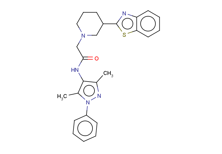 2-[3-(1,3-benzothiazol-2-yl)piperidin-1-yl]-N-(3,5-dimethyl-1-phenyl-1H-pyrazol-4-yl)acetamide