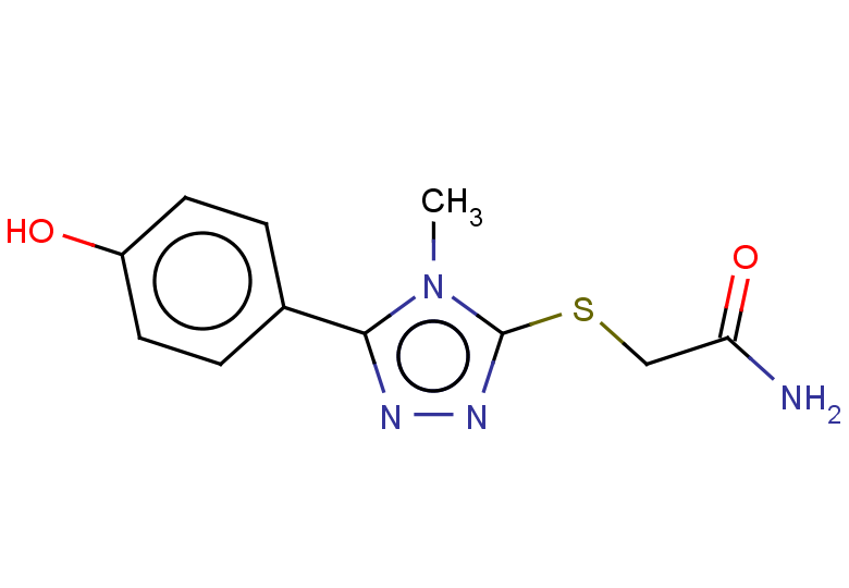 2-{[5-(4-hydroxyphenyl)-4-methyl-4H-1,2,4-triazol-3-yl]sulfanyl}acetamide