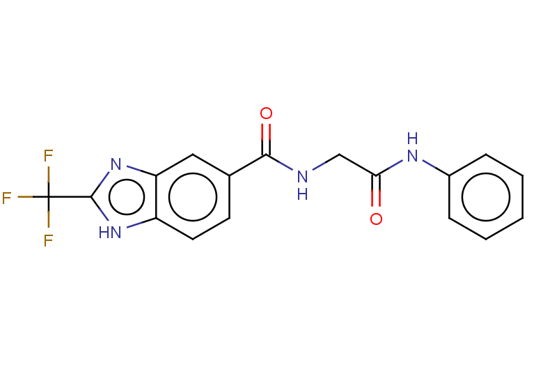 N-phenyl-2-{[2-(trifluoromethyl)-1H-1,3-benzodiazol-5-yl]formamido}acetamide