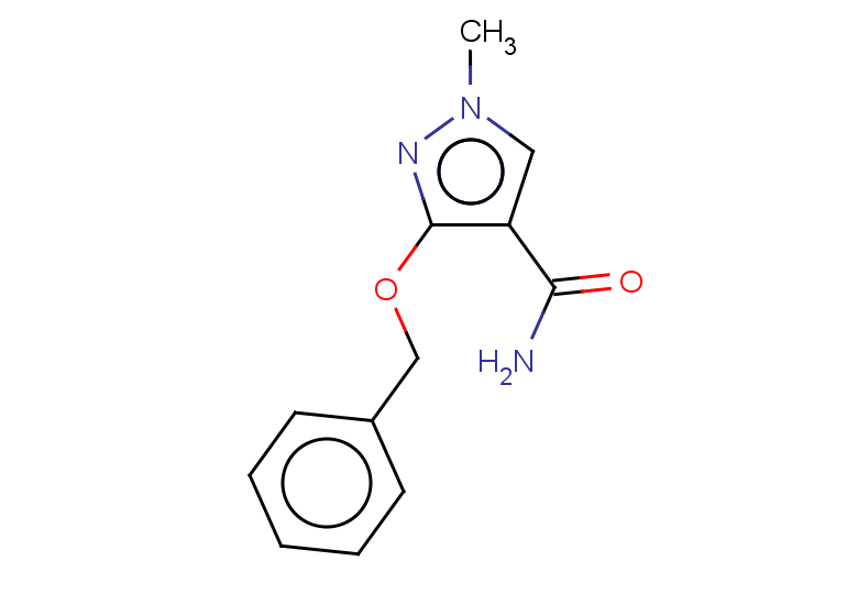 3-(benzyloxy)-1-methyl-1H-pyrazole-4-carboxamide