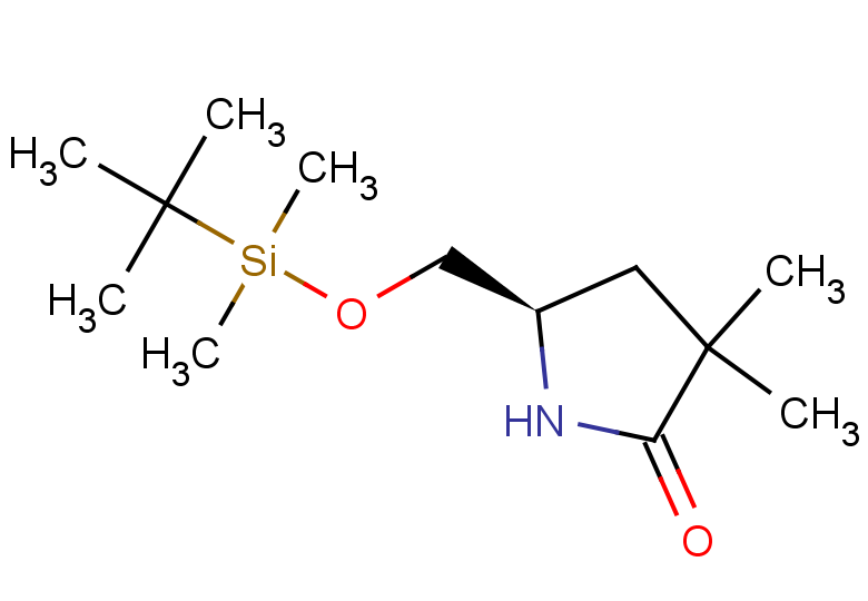 (5R)-5-{[(tert-butyldimethylsilyl)oxy]methyl}-3,3-dimethylpyrrolidin-2-one