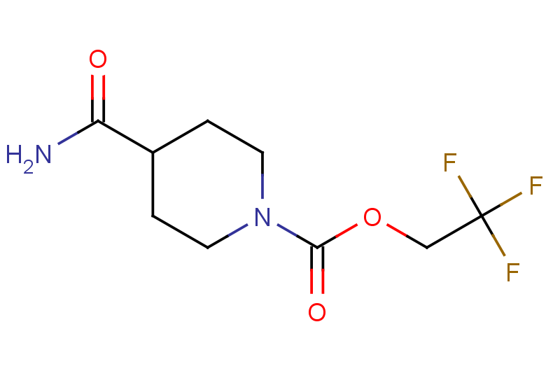 2,2,2-trifluoroethyl 4-carbamoylpiperidine-1-carboxylate