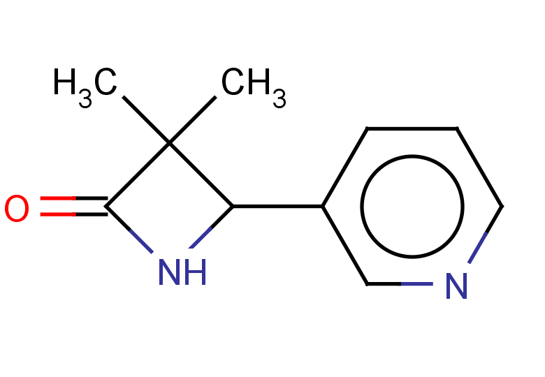 3,3-dimethyl-4-(pyridin-3-yl)azetidin-2-one