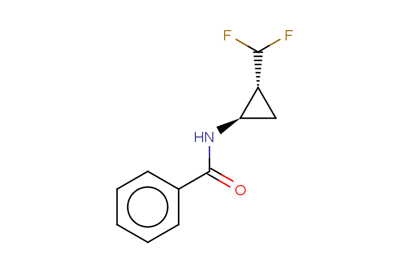 rac-N-[(1R,2R)-2-(difluoromethyl)cyclopropyl]benzamide, trans