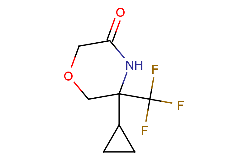 5-cyclopropyl-5-(trifluoromethyl)morpholin-3-one