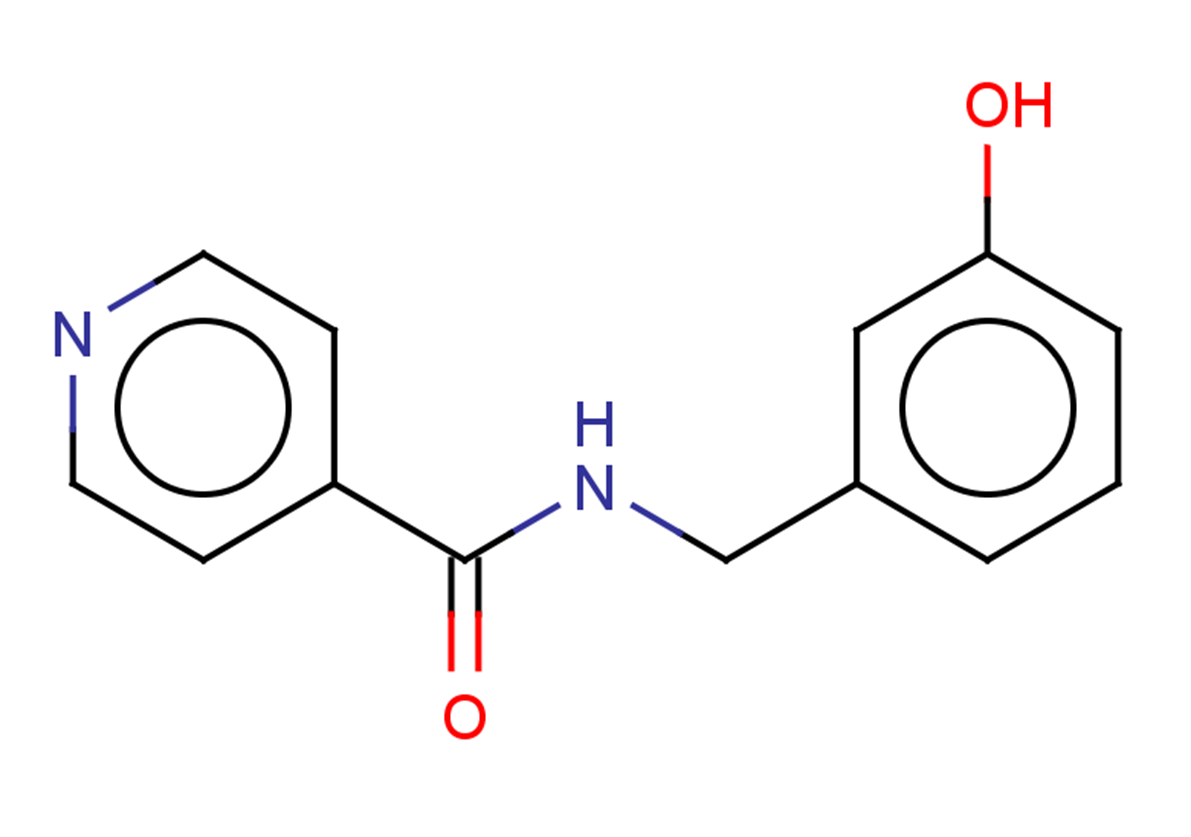 N-[(3-hydroxyphenyl)methyl]pyridine-4-carboxamide