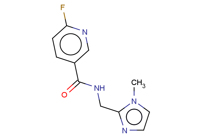 6-fluoro-N-[(1-methyl-1H-imidazol-2-yl)methyl]pyridine-3-carboxamide