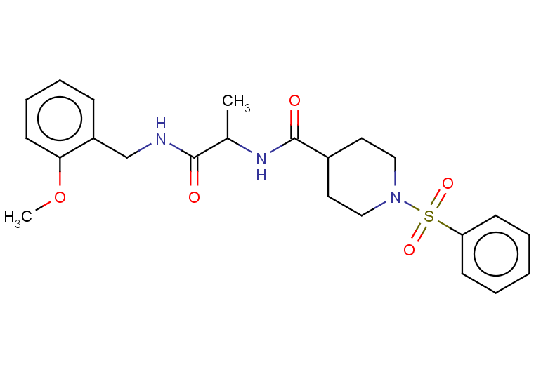 2-{[1-(benzenesulfonyl)piperidin-4-yl]formamido}-N-[(2-methoxyphenyl)methyl]propanamide