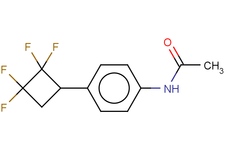 N-[4-(2,2,3,3-tetrafluorocyclobutyl)phenyl]acetamide