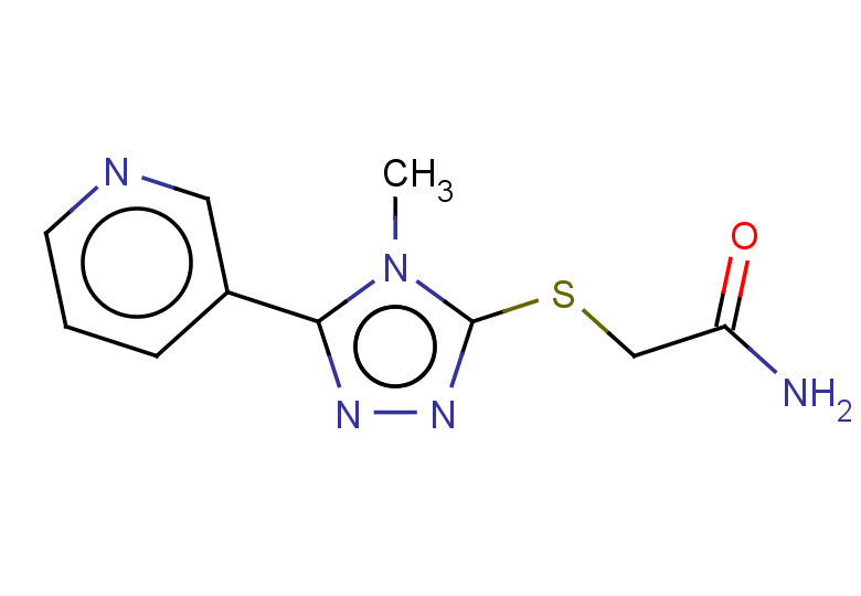 2-{[4-methyl-5-(pyridin-3-yl)-4H-1,2,4-triazol-3-yl]sulfanyl}acetamide