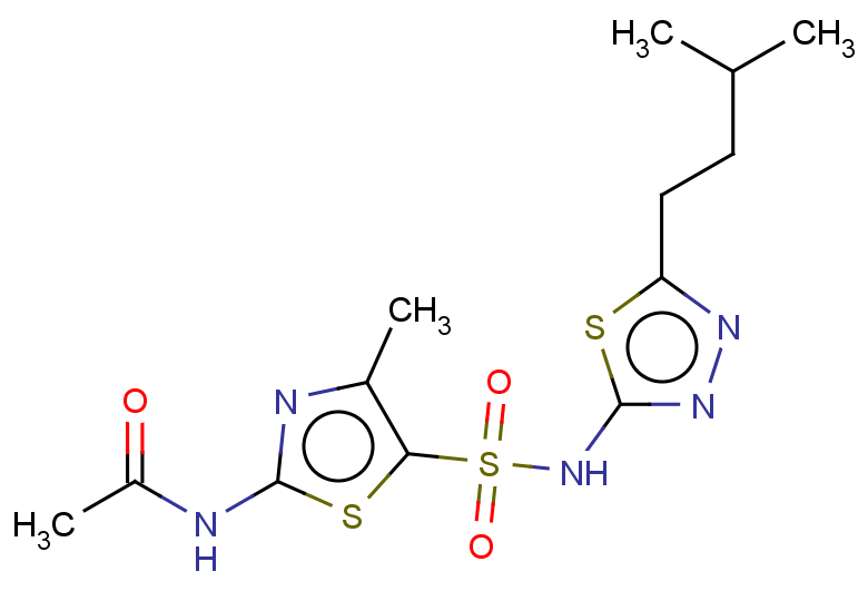 N-(4-methyl-5-{[5-(3-methylbutyl)-1,3,4-thiadiazol-2-yl]sulfamoyl}-1,3-thiazol-2-yl)acetamide