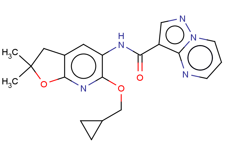 N-[6-(cyclopropylmethoxy)-2,2-dimethyl-2H,3H-furo[2,3-b]pyridin-5-yl]pyrazolo[1,5-a]pyrimidine-3-carboxamide