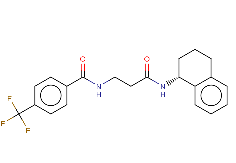 N-[(1R)-1,2,3,4-tetrahydronaphthalen-1-yl]-3-{[4-(trifluoromethyl)phenyl]formamido}propanamide