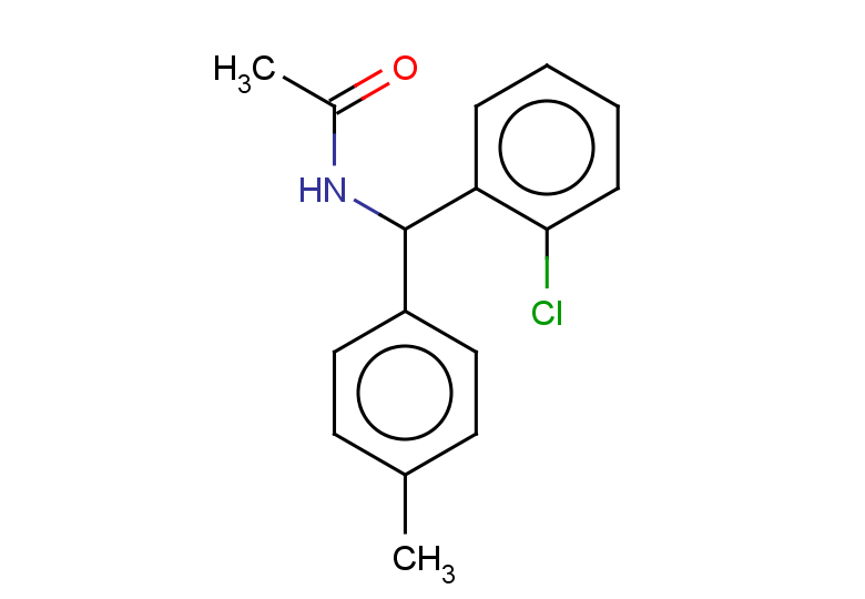 N-[(2-chlorophenyl)(4-methylphenyl)methyl]acetamide