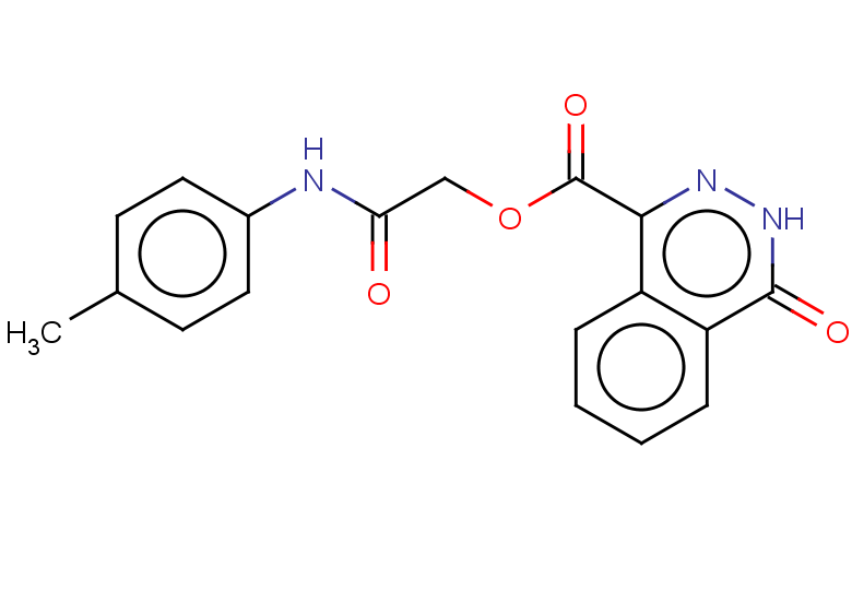 [(4-methylphenyl)carbamoyl]methyl 4-oxo-3,4-dihydrophthalazine-1-carboxylate