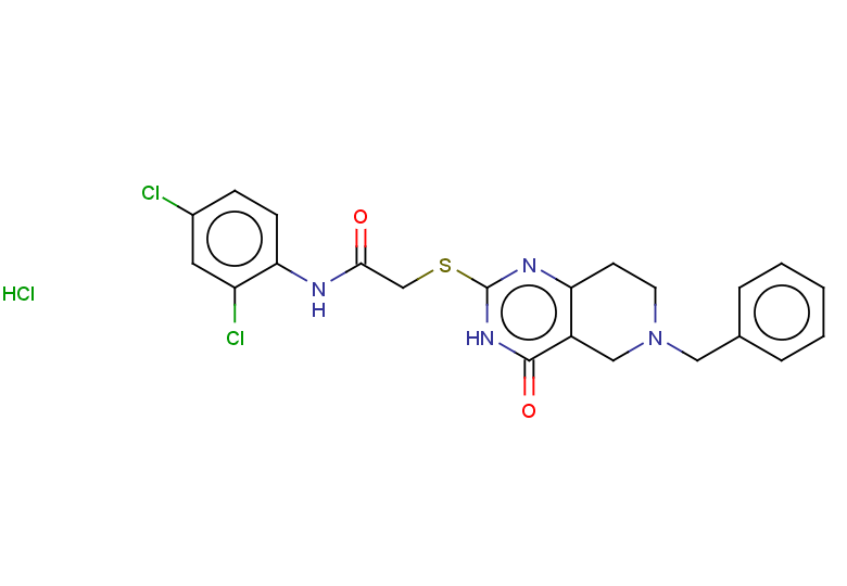 2-({6-benzyl-4-oxo-3H,4H,5H,6H,7H,8H-pyrido[4,3-d]pyrimidin-2-yl}sulfanyl)-N-(2,4-dichlorophenyl)acetamide hydrochloride