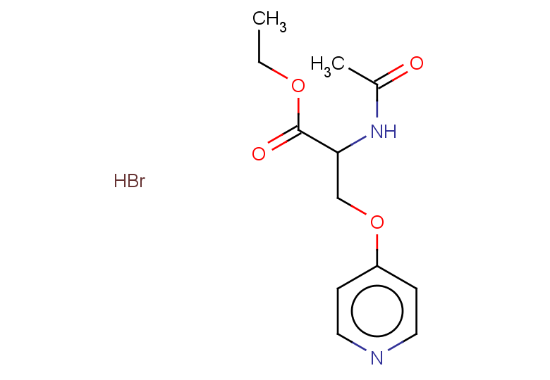 ethyl 2-acetamido-3-(pyridin-4-yloxy)propanoate hydrobromide