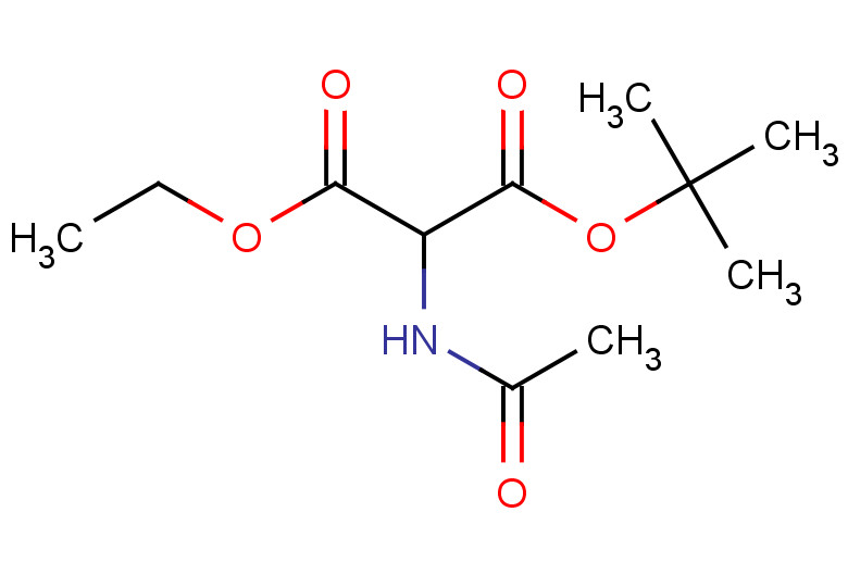 1-tert-butyl 3-ethyl 2-acetamidopropanedioate