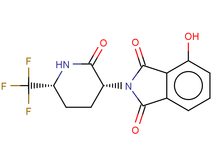 rac-4-hydroxy-2-[(3R,6R)-2-oxo-6-(trifluoromethyl)piperidin-3-yl]-2,3-dihydro-1H-isoindole-1,3-dione, cis