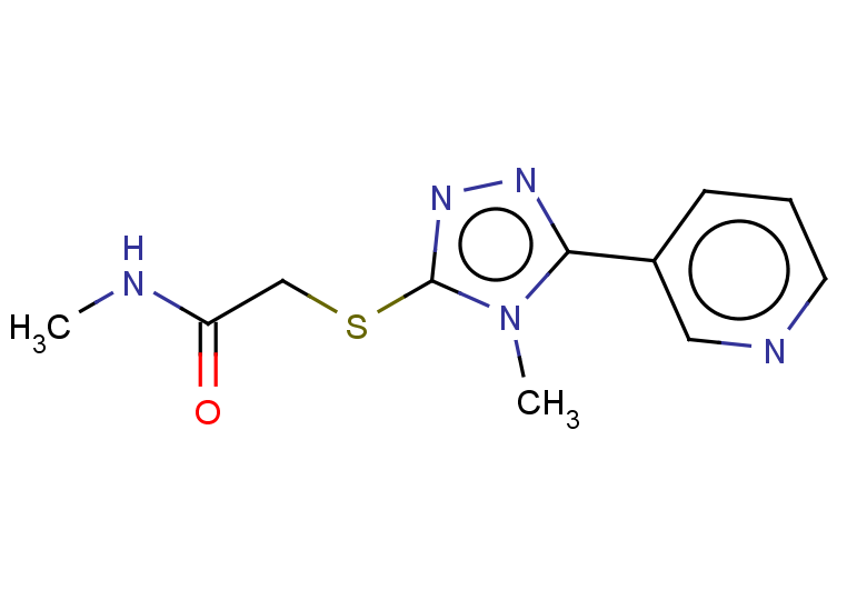 N-methyl-2-{[4-methyl-5-(pyridin-3-yl)-4H-1,2,4-triazol-3-yl]sulfanyl}acetamide