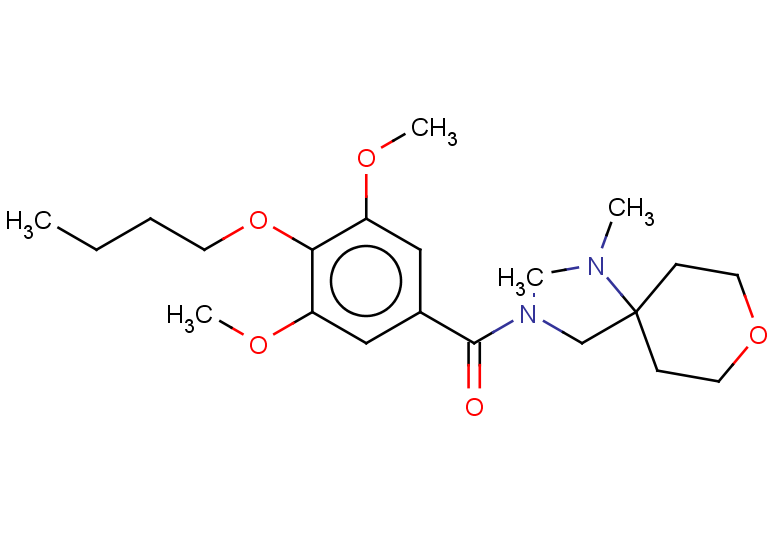 4-butoxy-N-{[4-(dimethylamino)oxan-4-yl]methyl}-3,5-dimethoxybenzamide