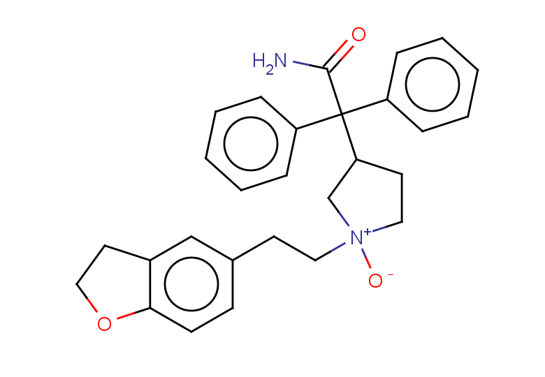 3-(carbamoyldiphenylmethyl)-1-[2-(2,3-dihydro-1-benzofuran-5-yl)ethyl]pyrrolidin-1-ium-1-olate