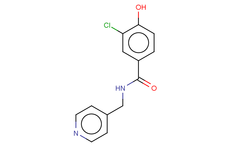 3-chloro-4-hydroxy-N-(pyridin-4-ylmethyl)benzamide