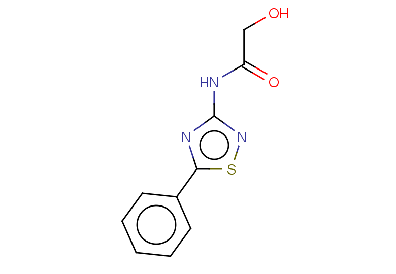 2-hydroxy-N-(5-phenyl-1,2,4-thiadiazol-3-yl)acetamide