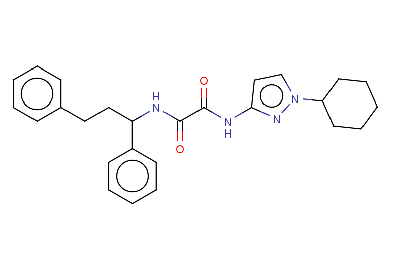 N-(1-cyclohexyl-1H-pyrazol-3-yl)-N'-(1,3-diphenylpropyl)ethanediamide