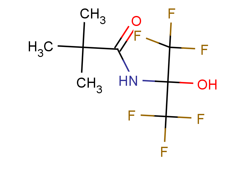 N-(1,1,1,3,3,3-hexafluoro-2-hydroxypropan-2-yl)-2,2-dimethylpropanamide