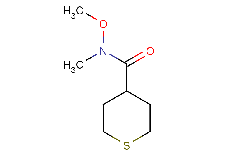 N-methoxy-N-methylthiane-4-carboxamide