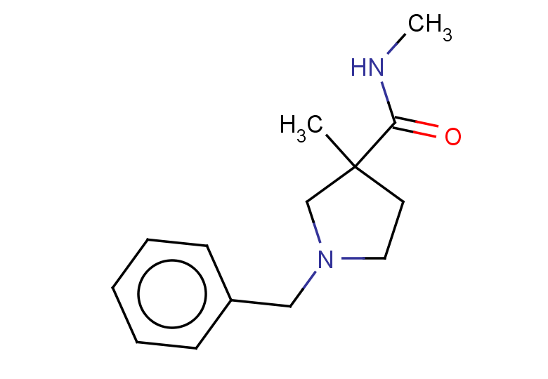 1-benzyl-N,3-dimethylpyrrolidine-3-carboxamide