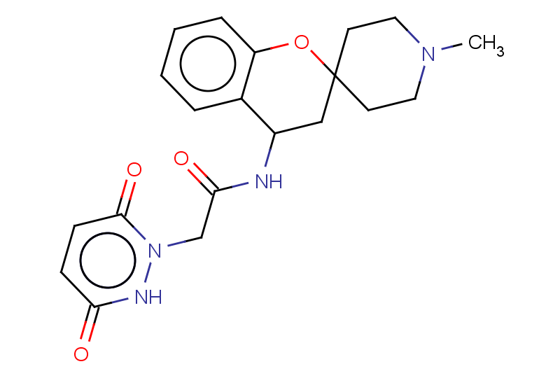 2-(3,6-dioxo-1,2,3,6-tetrahydropyridazin-1-yl)-N-{1'-methyl-3,4-dihydrospiro[1-benzopyran-2,4'-piperidine]-4-yl}acetamide