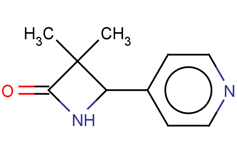 3,3-dimethyl-4-(pyridin-4-yl)azetidin-2-one