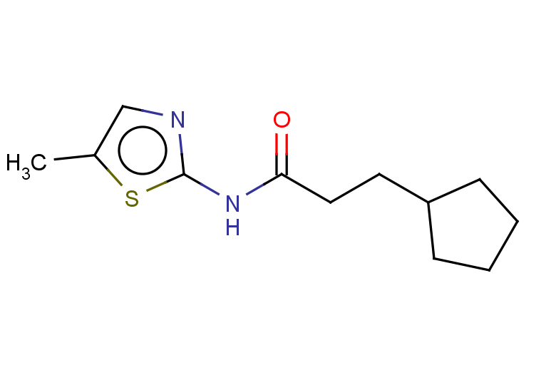 3-cyclopentyl-N-(5-methyl-1,3-thiazol-2-yl)propanamide