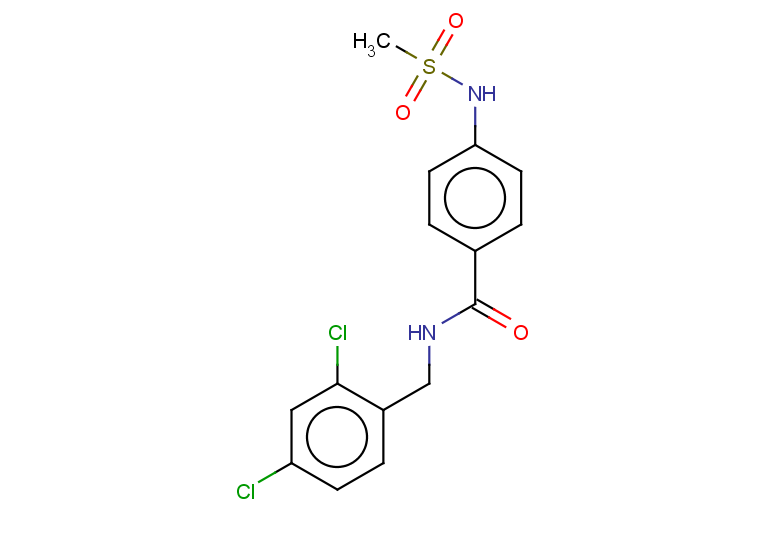 N-[(2,4-dichlorophenyl)methyl]-4-methanesulfonamidobenzamide