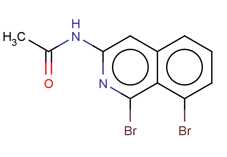 N-(1,8-dibromoisoquinolin-3-yl)acetamide