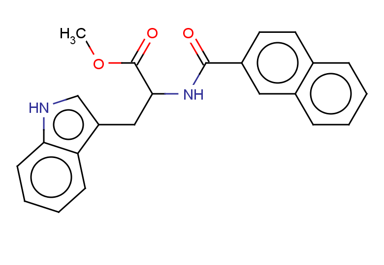 methyl 3-(1H-indol-3-yl)-2-(naphthalen-2-ylformamido)propanoate