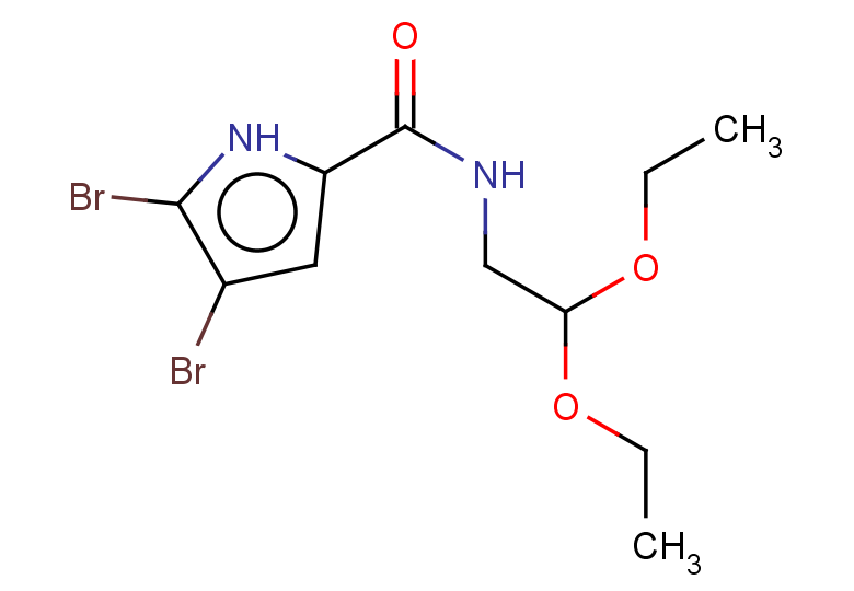 4,5-dibromo-N-(2,2-diethoxyethyl)-1H-pyrrole-2-carboxamide